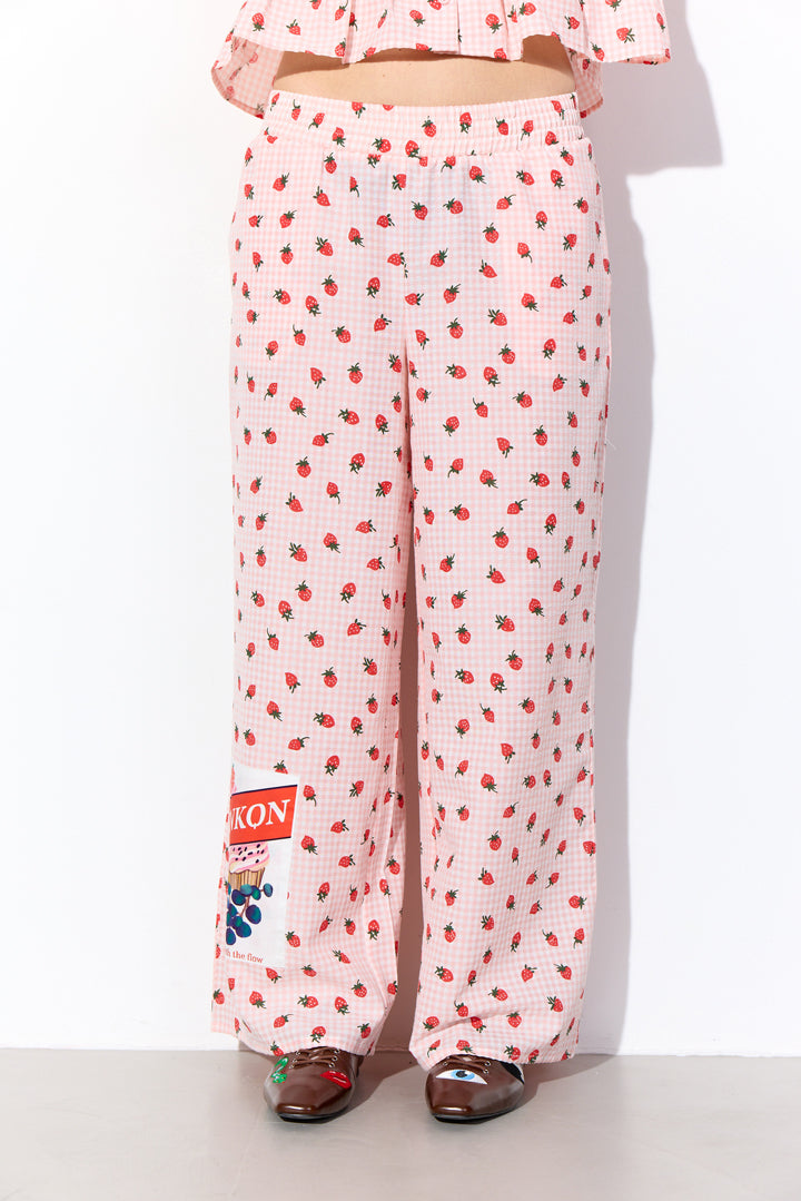 HUNKØN Ruth Trousers Bukser Pink