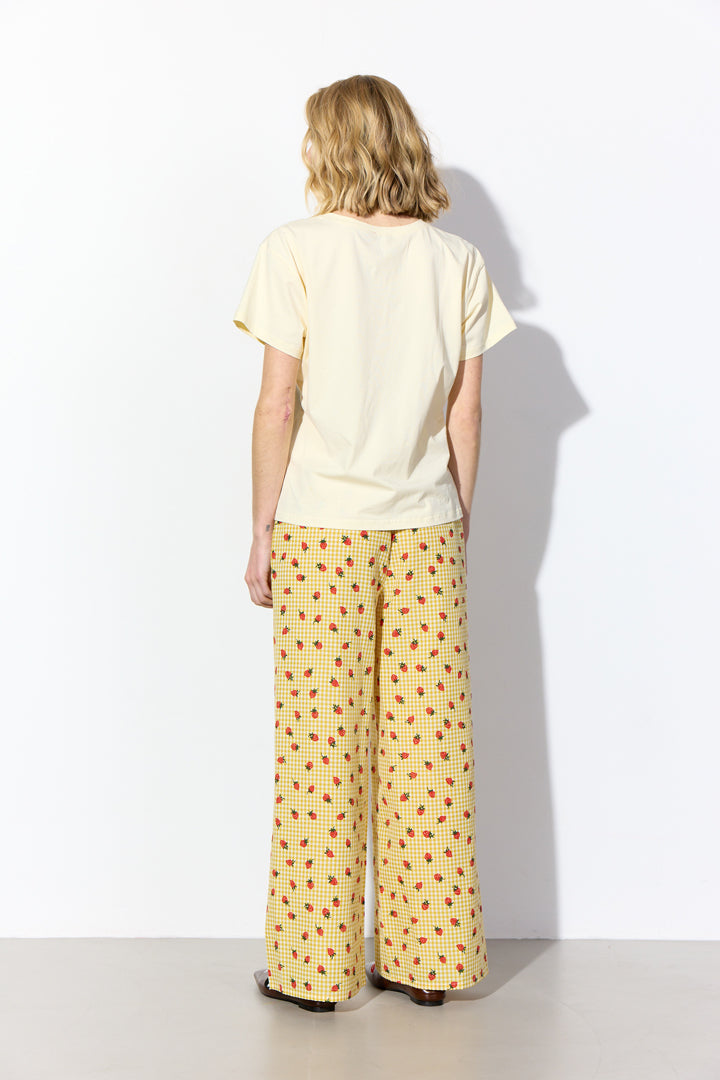 HUNKØN Ruth Trousers Bukser Yellow