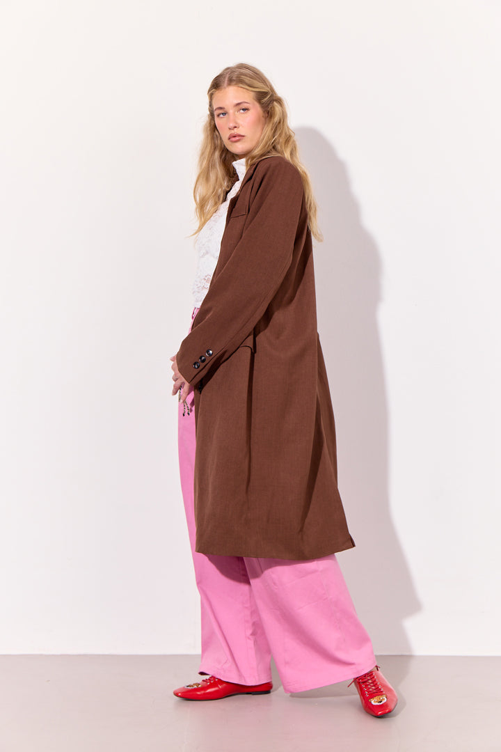 HUNKØN Sia Coat Frakker Chestnut