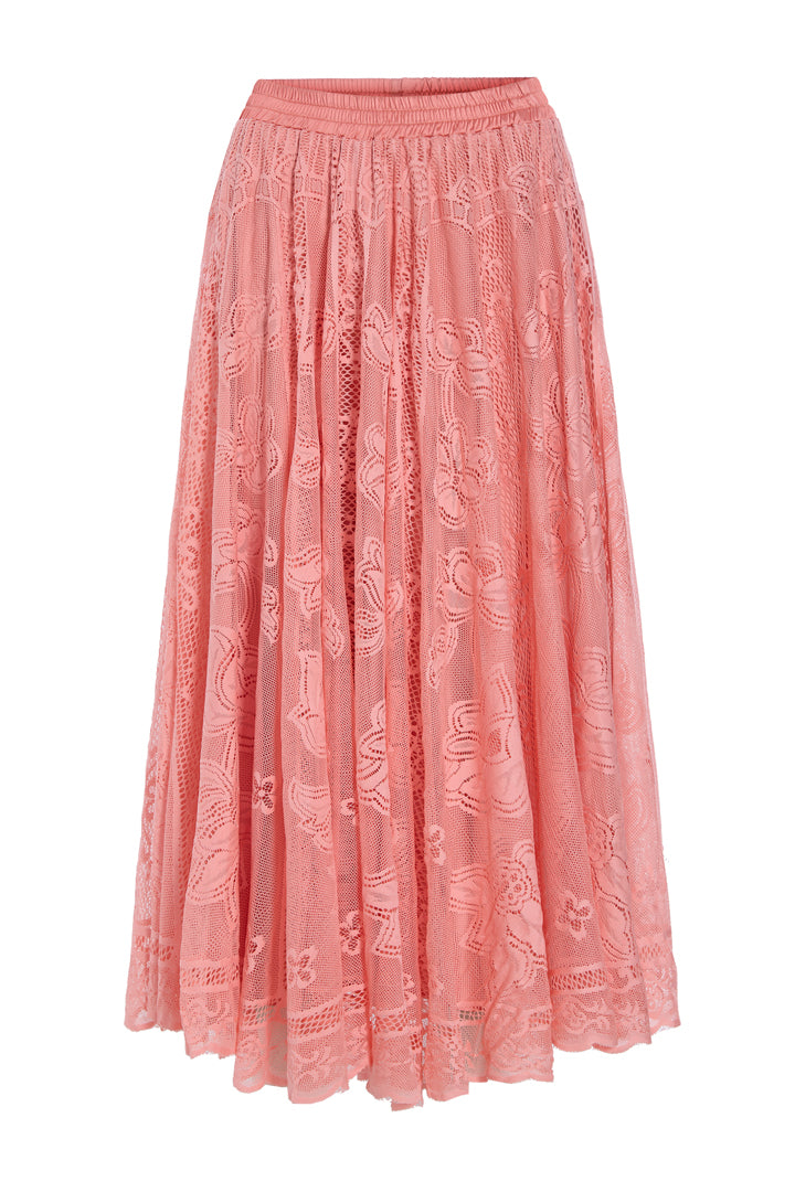 HUNKØN Stine Skirt Nederdele Peach