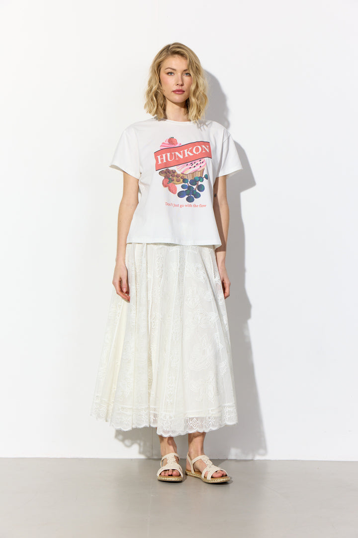 HUNKØN Sweet treat T-shirt T-shirts White