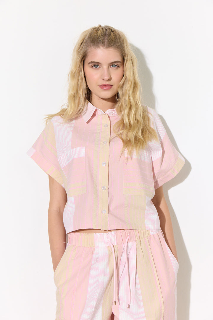 HUNKØN Tilly Shirt Skjorter Pink