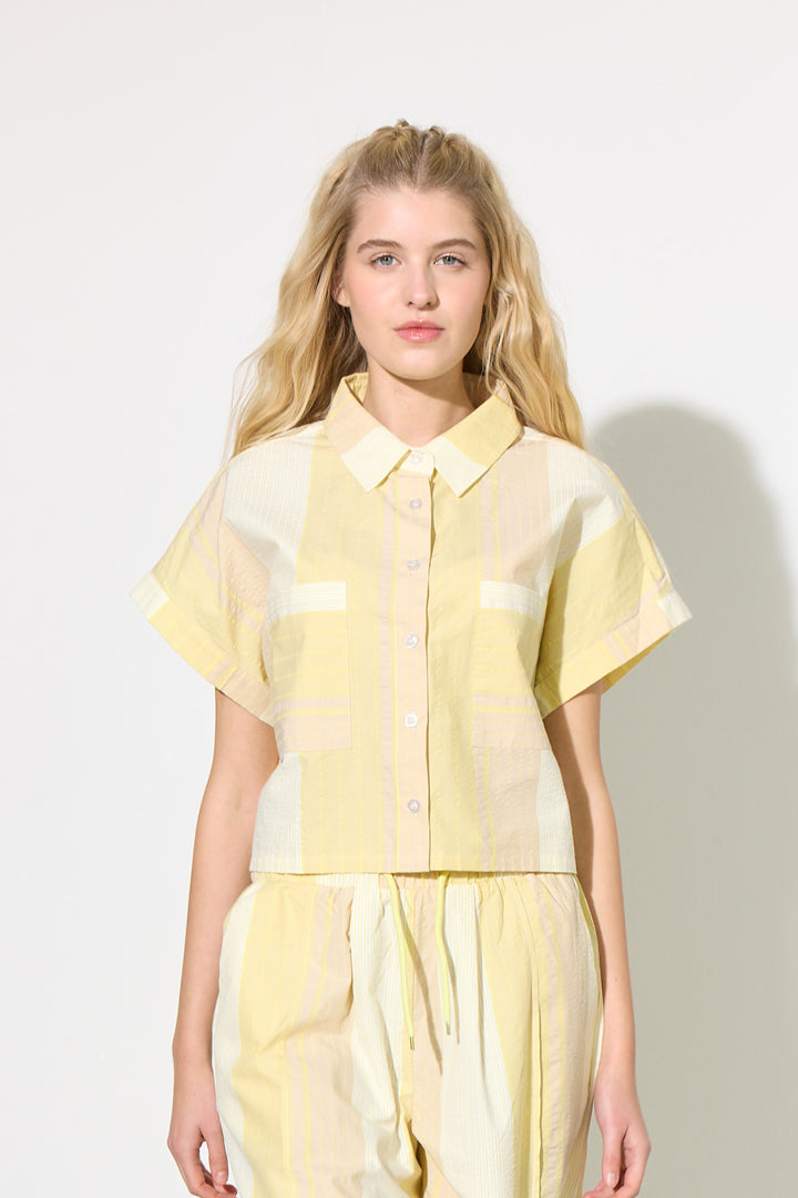HUNKØN Tilly Shirt Skjorter Yellow