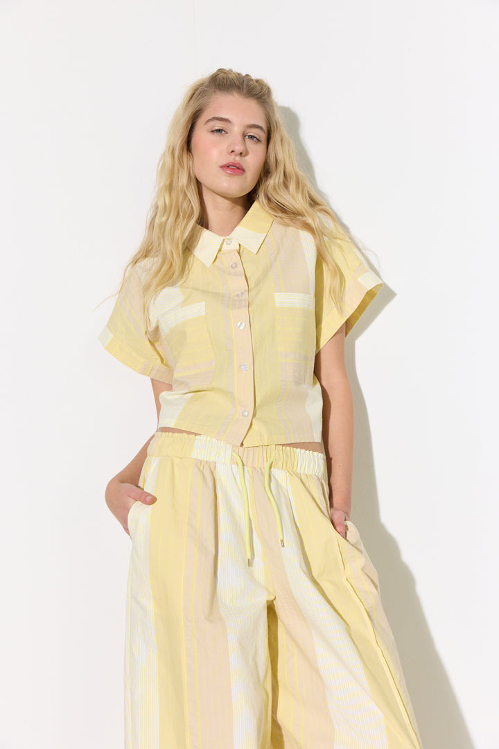 HUNKØN Tilly Trousers Bukser Yellow