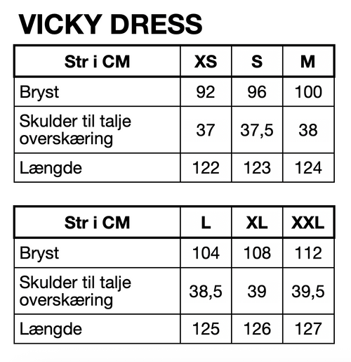HUNKØN Vicky Dress Kjoler Black Striped