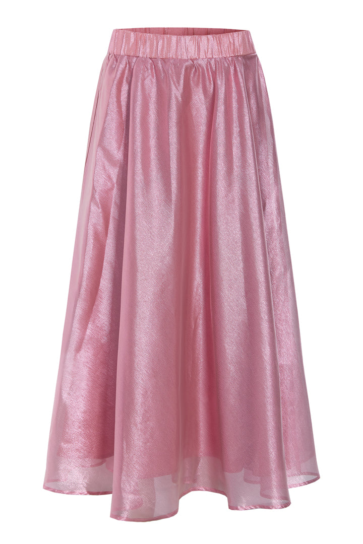 HUNKØN Zinnia Long Skirt Nederdele Dusty Rose