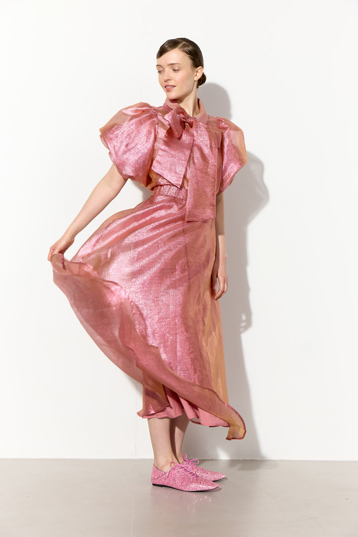 HUNKØN Zinnia Long Skirt Nederdele Dusty Rose