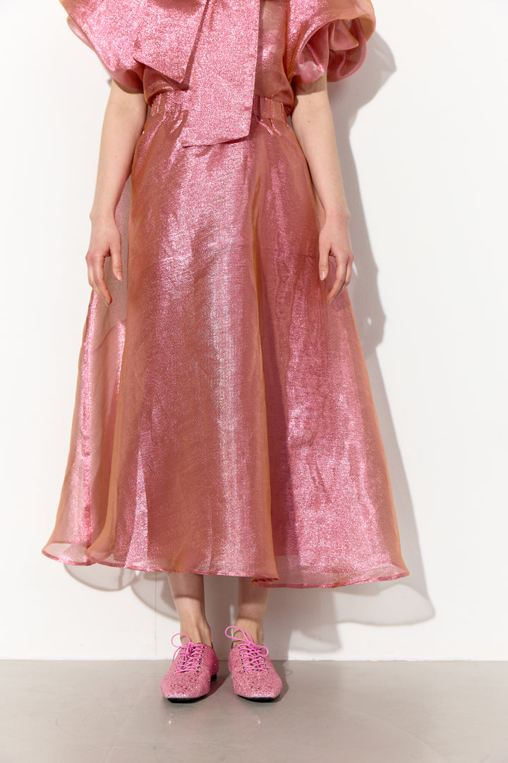 HUNKØN Zinnia Long Skirt Nederdele Dusty Rose