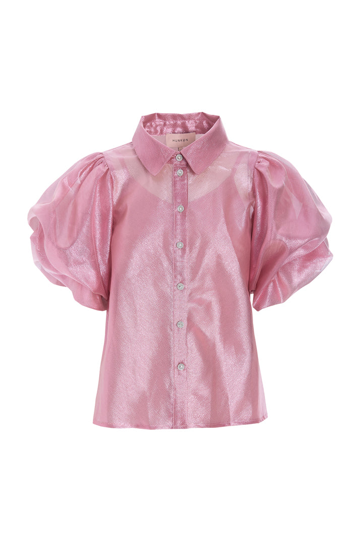 HUNKØN Zinnia Shirt Skjorter Dusty Rose