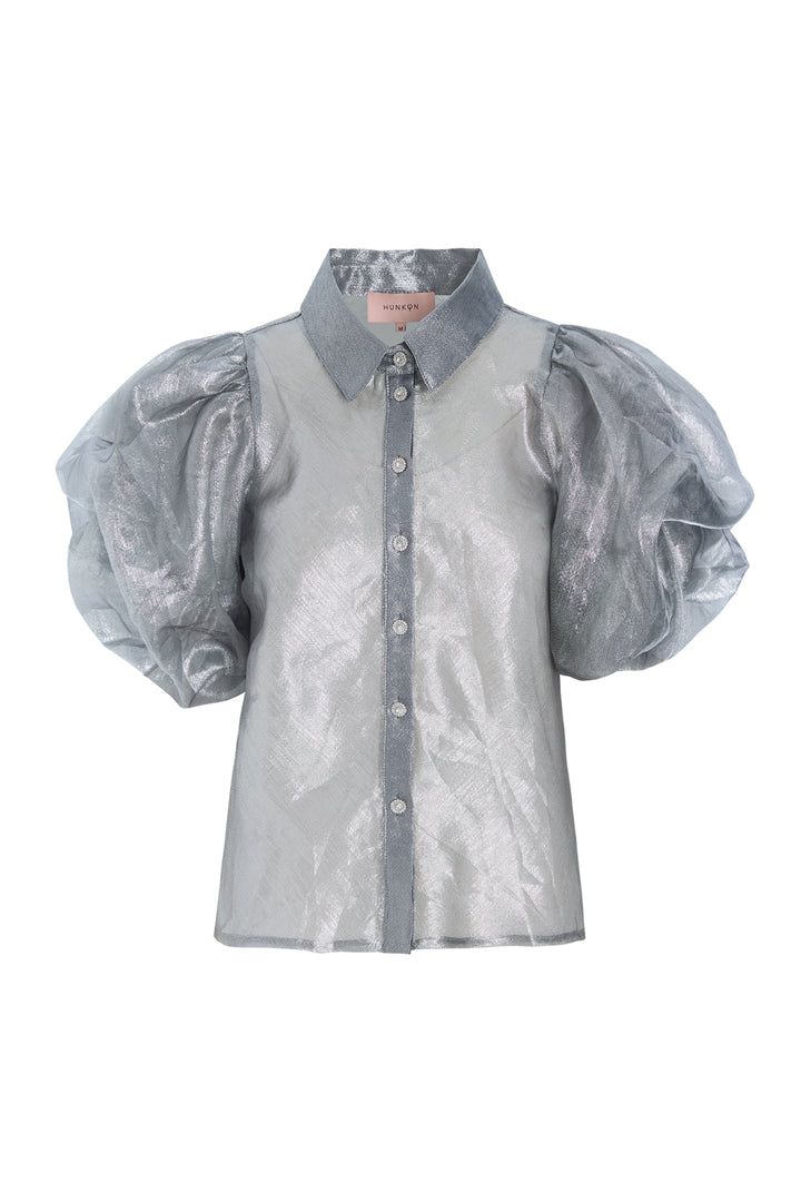 HUNKØN Zinnia Shirt Skjorter Silver
