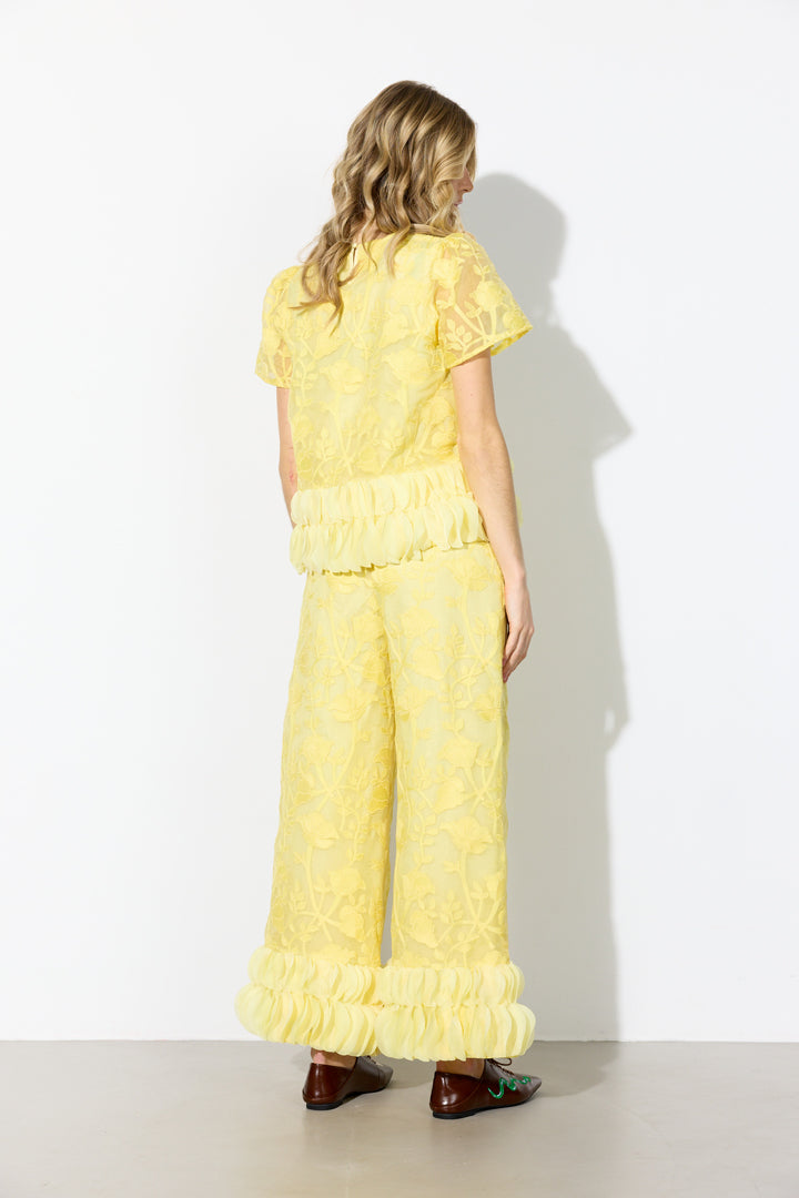 HUNKØN Aiko Blouse Bluser Yellow