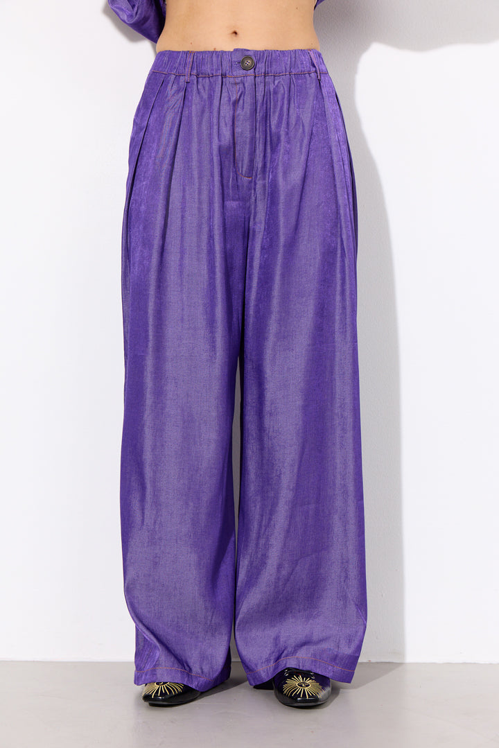 HUNKØN Andy Trousers Bukser Lavender