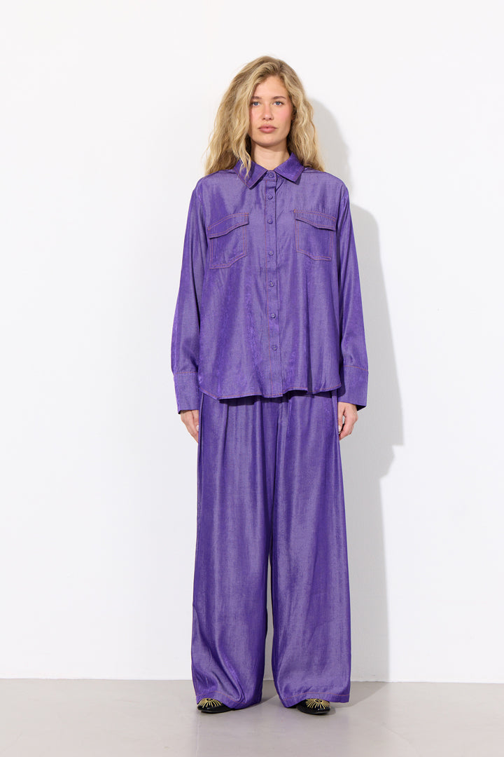 HUNKØN Andy Trousers Bukser Lavender