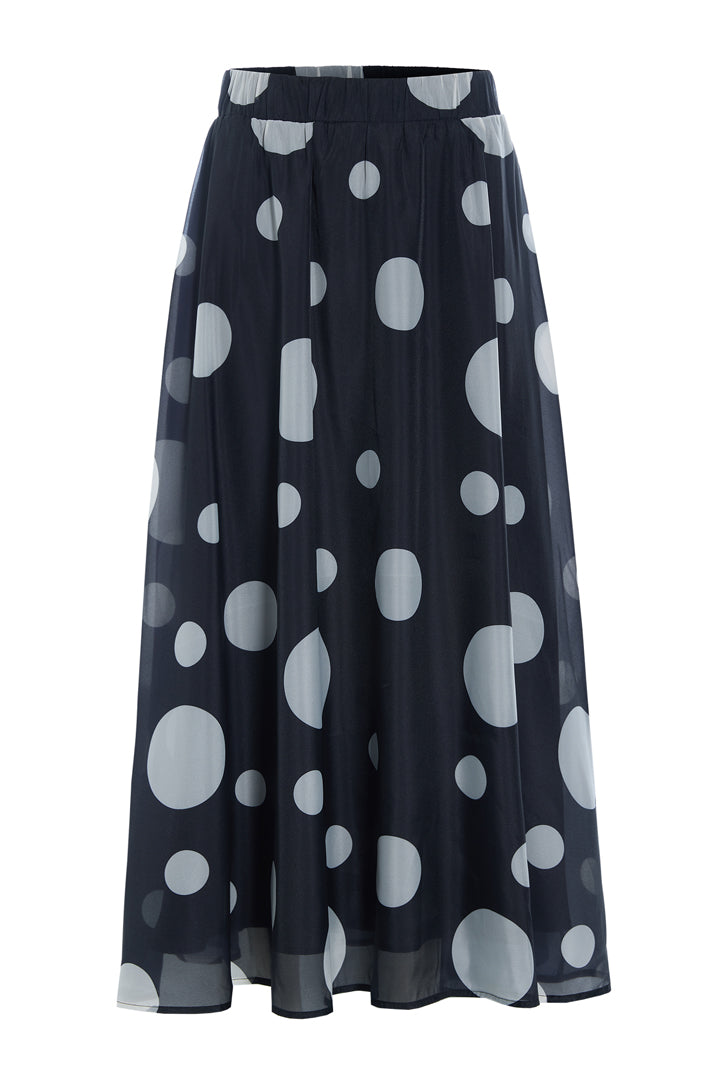 HUNKØN Blair Long Skirt Nederdele Black