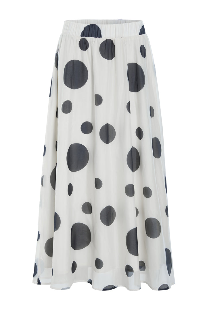 HUNKØN Blair Long Skirt Nederdele White