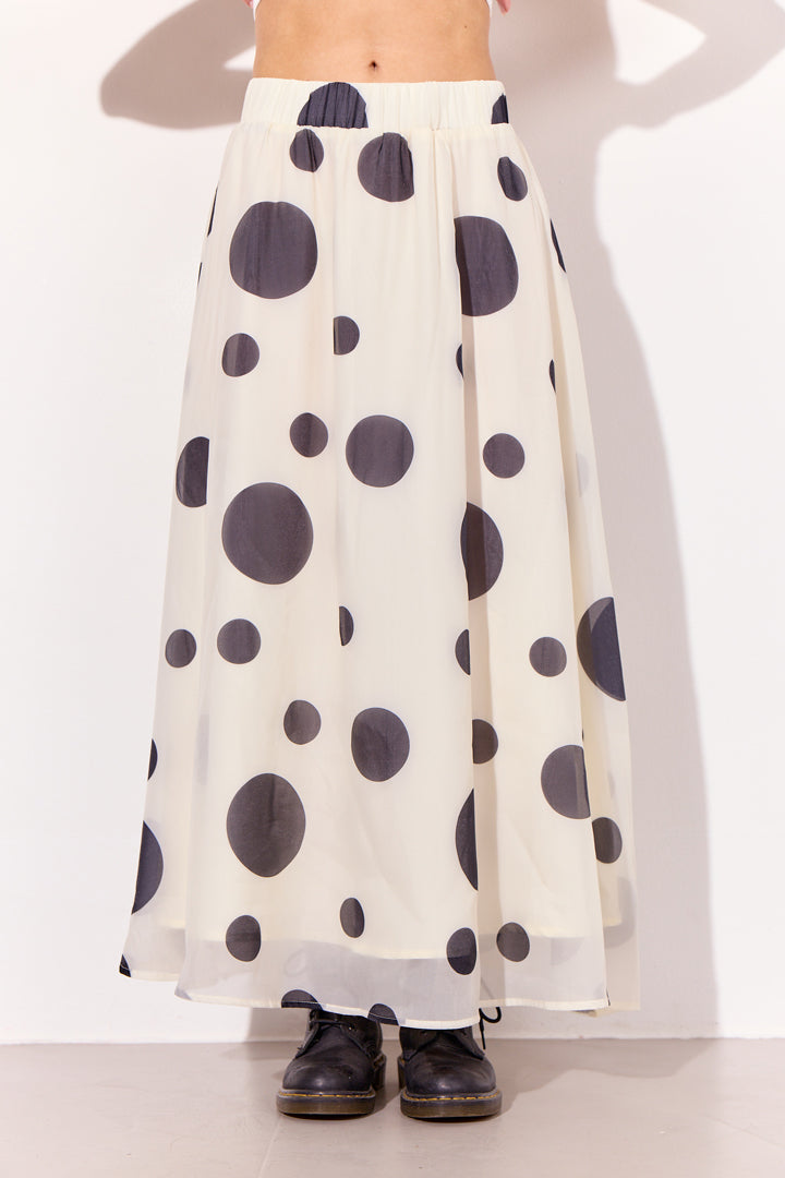 HUNKØN Blair Long Skirt Nederdele White