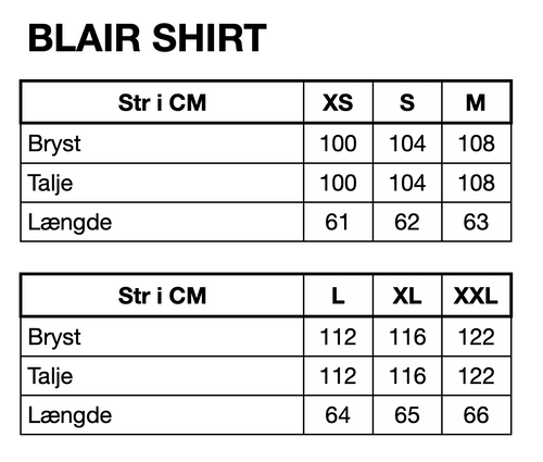 HUNKØN Blair Shirt Skjorter Black