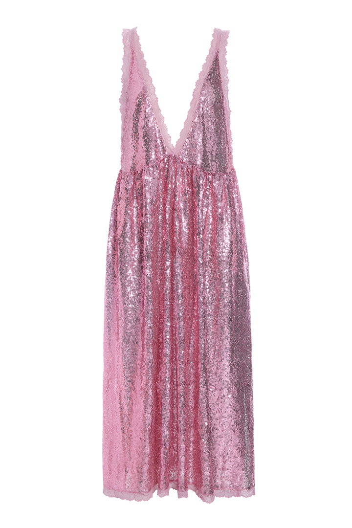 HUNKØN Bodil Dress Kjoler Pink