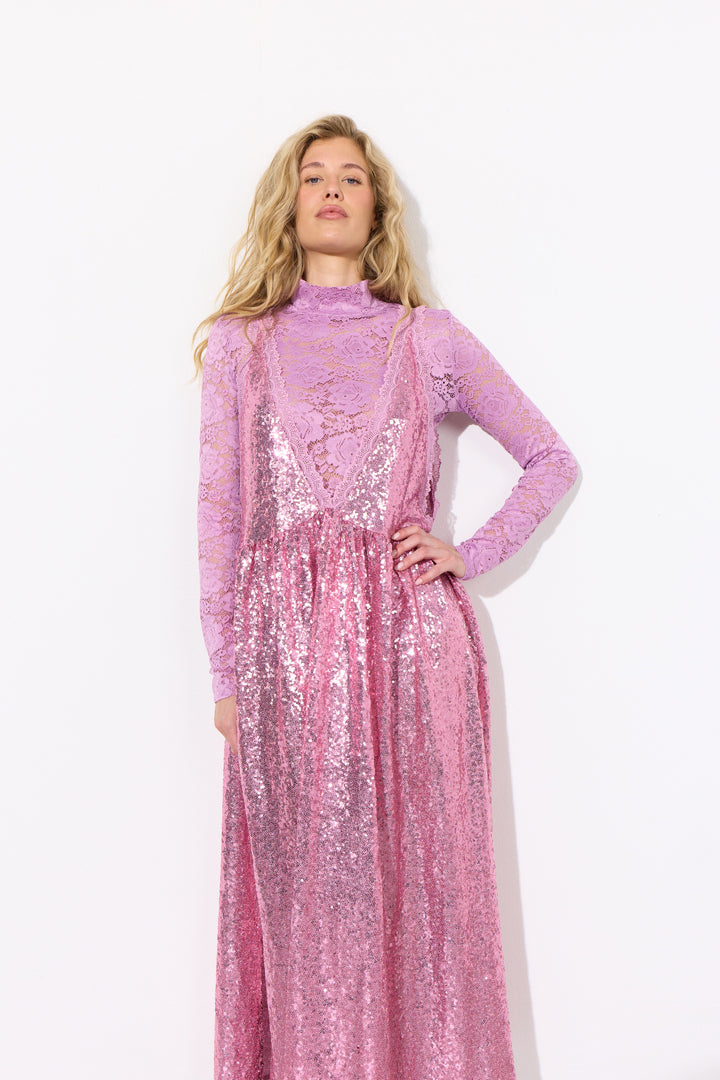 HUNKØN Bodil Dress Kjoler Pink