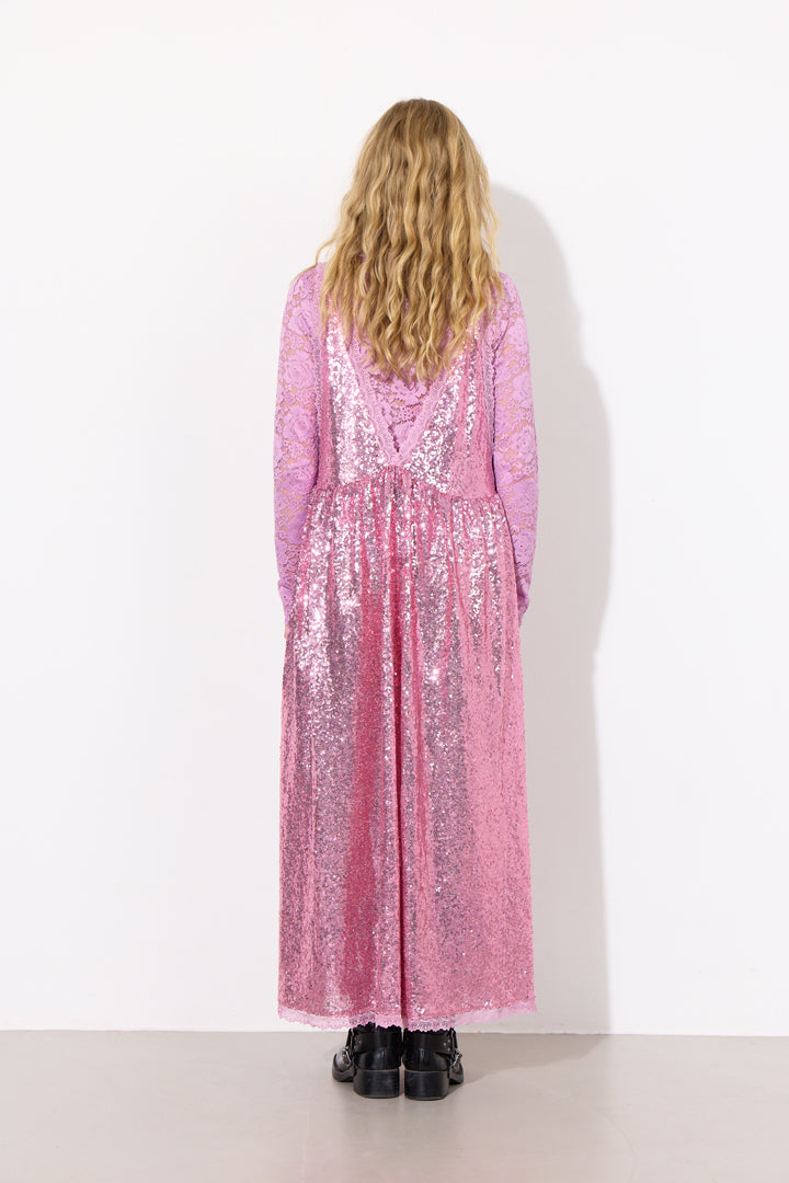 HUNKØN Bodil Dress Kjoler Pink