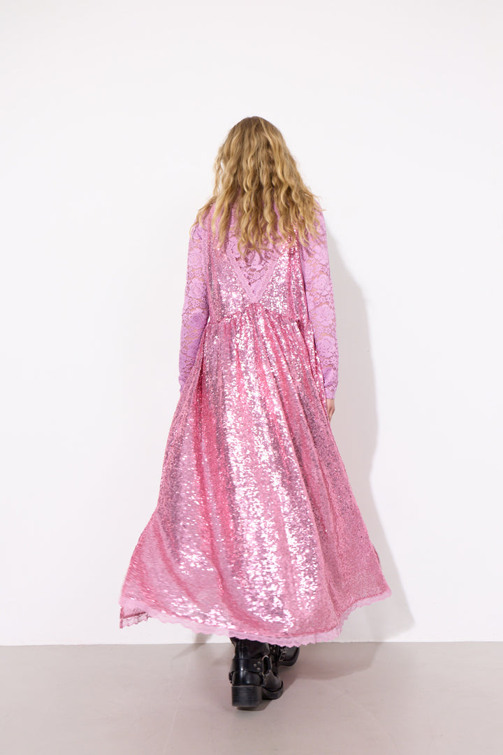 HUNKØN Bodil Dress Kjoler Pink