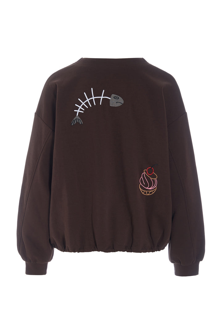 HUNKØN Chili Blouse Bluser Brown