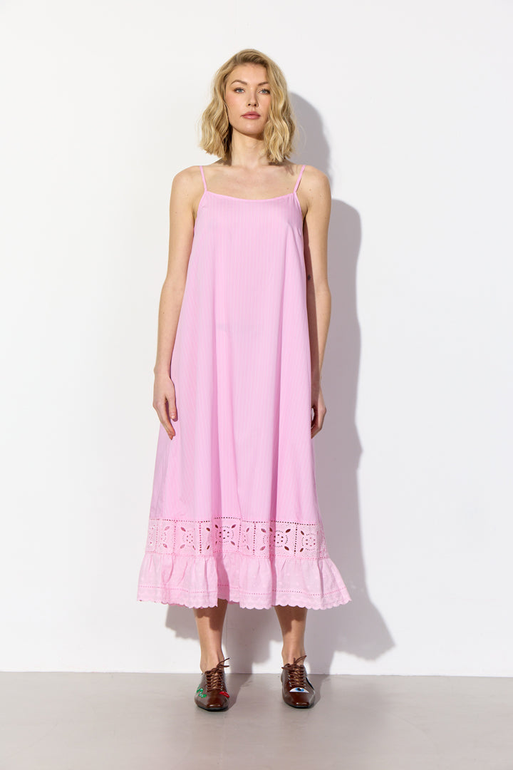 HUNKØN Cornelia Dress Kjoler Pink