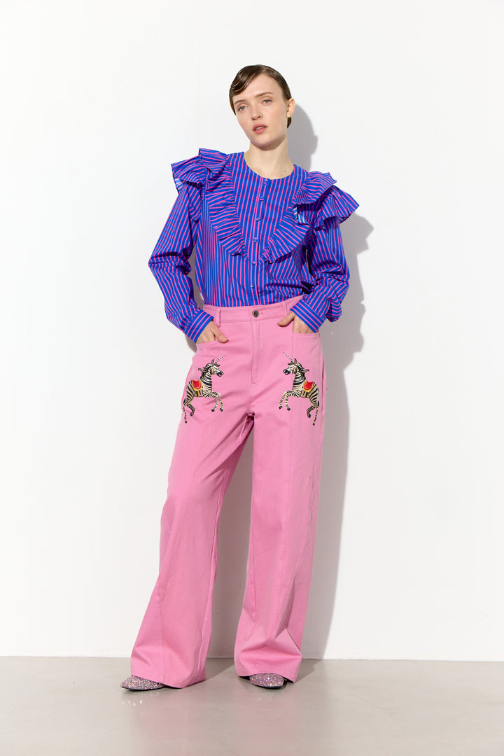 HUNKØN Electra Trousers Bukser Pink
