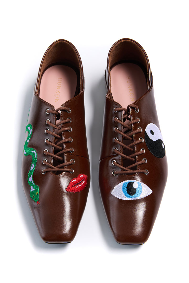 HUNKØN Elfrida Shoes Shoes Brown
