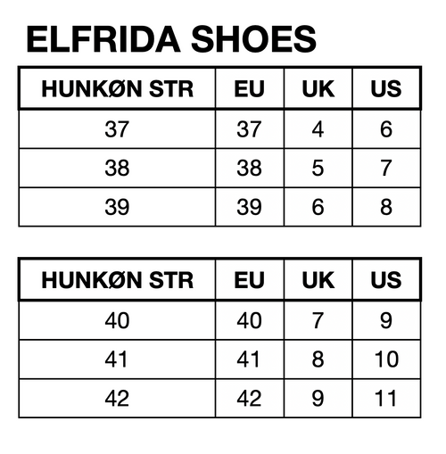 HUNKØN Elfrida Shoes Accessories Black
