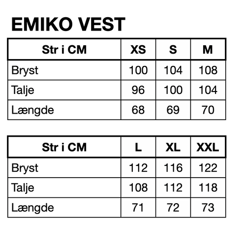 HUNKØN Emiko Vest Vests Brown
