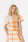 Orange checked