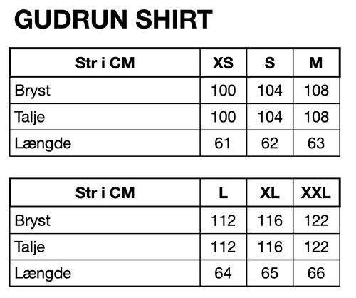 HUNKØN Gudrun Shirt Skjorter Blue
