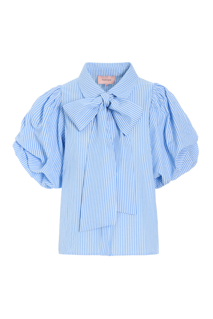 HUNKØN Gudrun Shirt Skjorter Blue