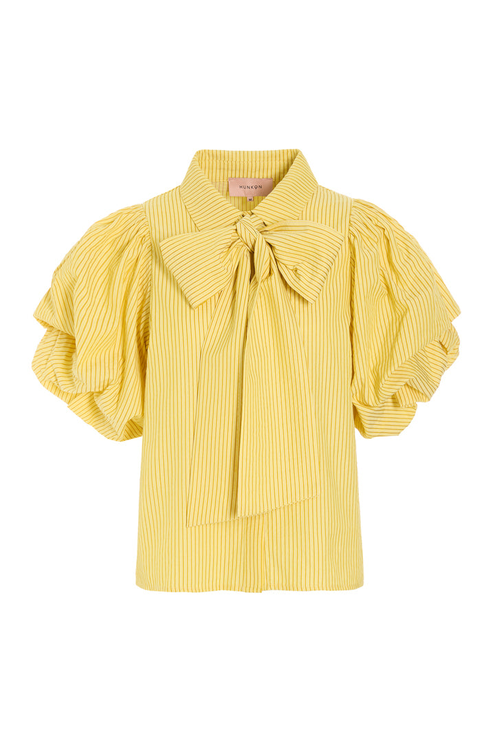 HUNKØN Gudrun Shirt Skjorter Yellow