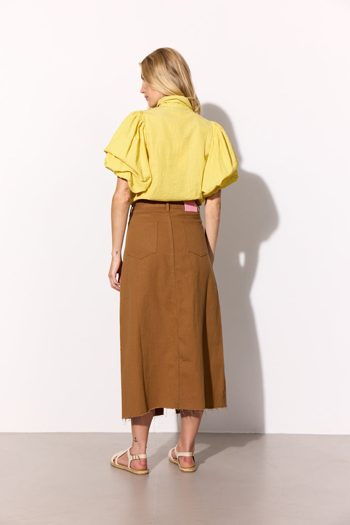 HUNKØN Gudrun Shirt Skjorter Yellow