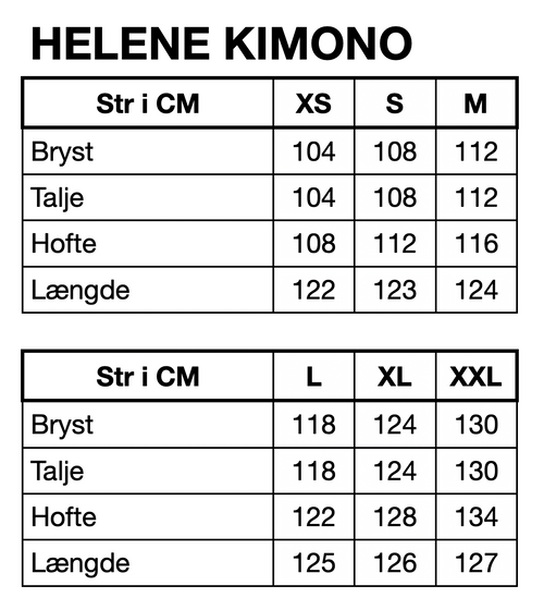 HUNKØN Helene Kimono Kimonoer Bird Green