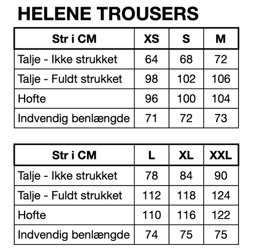 HUNKØN Helene Trousers Bukser Coral