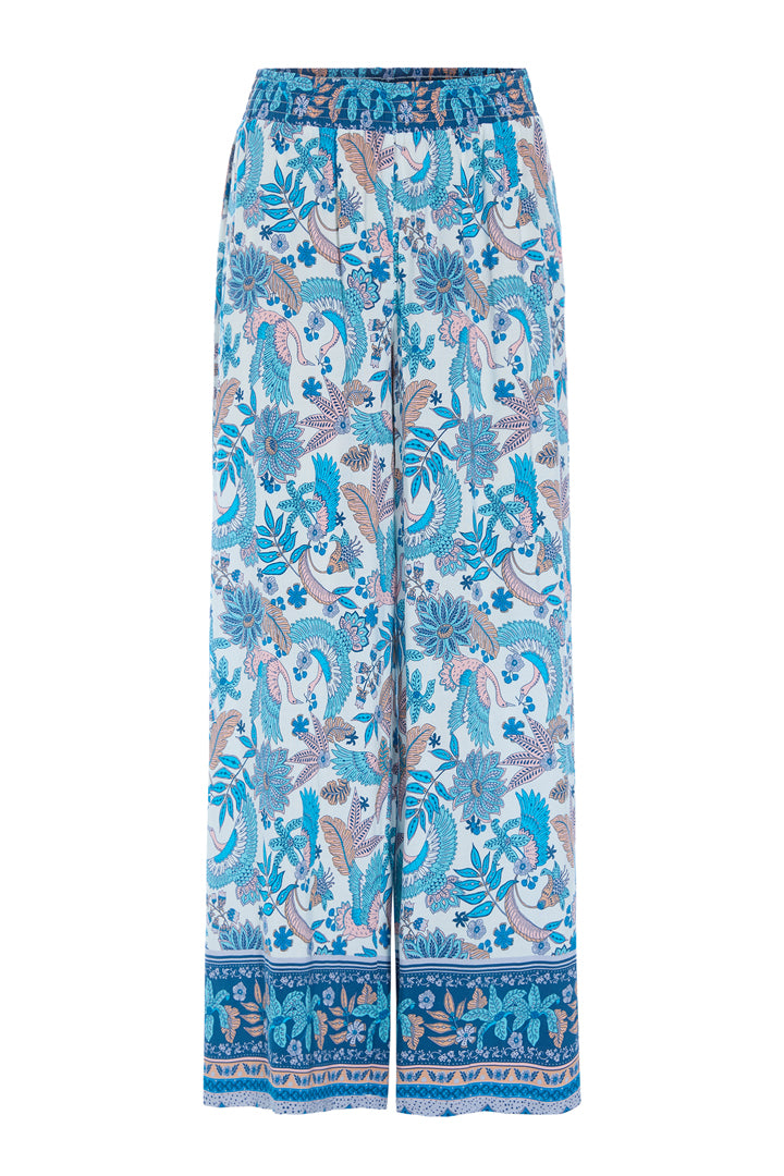 HUNKØN Helene Trousers Bukser Bird Blue