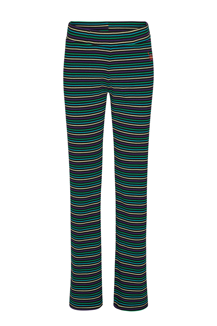 HUNKØN Indie Trousers Bukser Black Striped