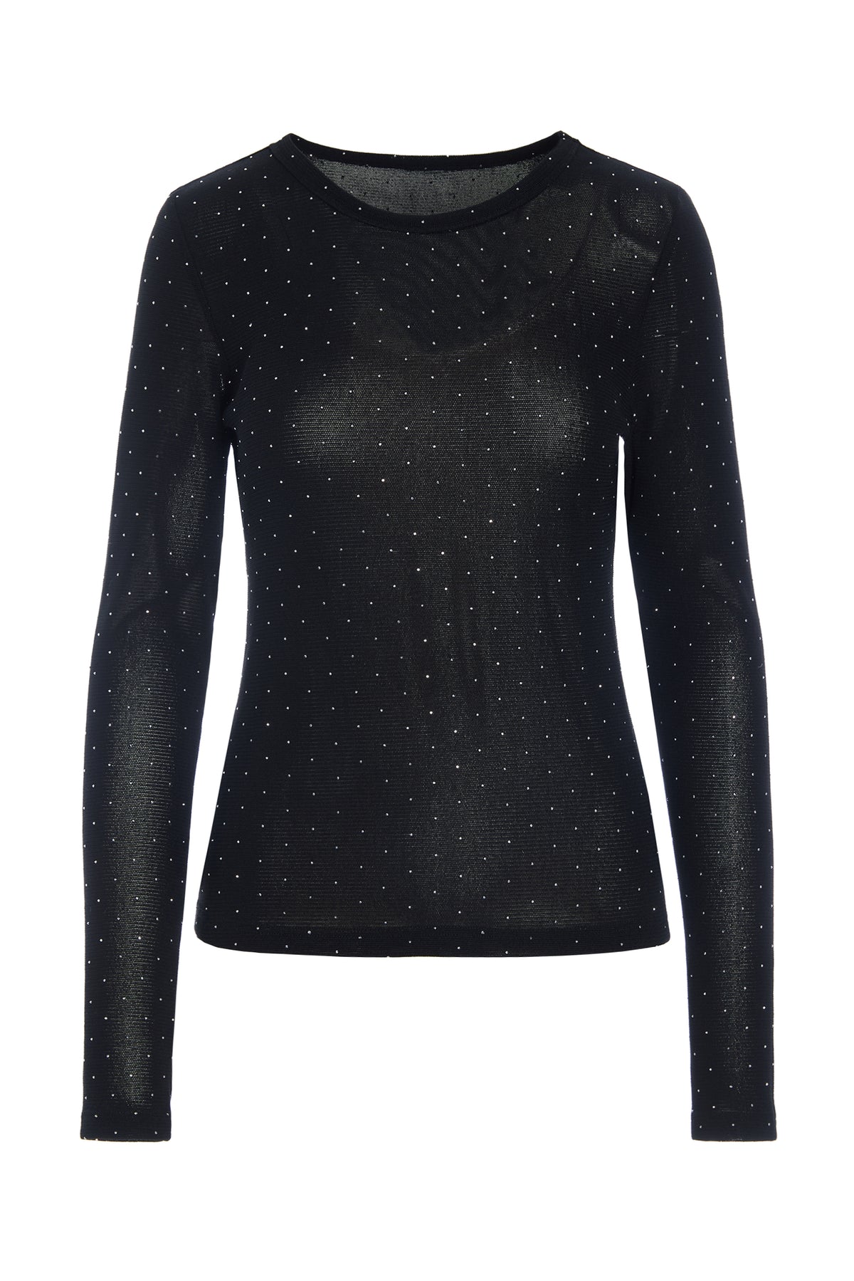 HUNKØN Inez Blouse Bluser Black