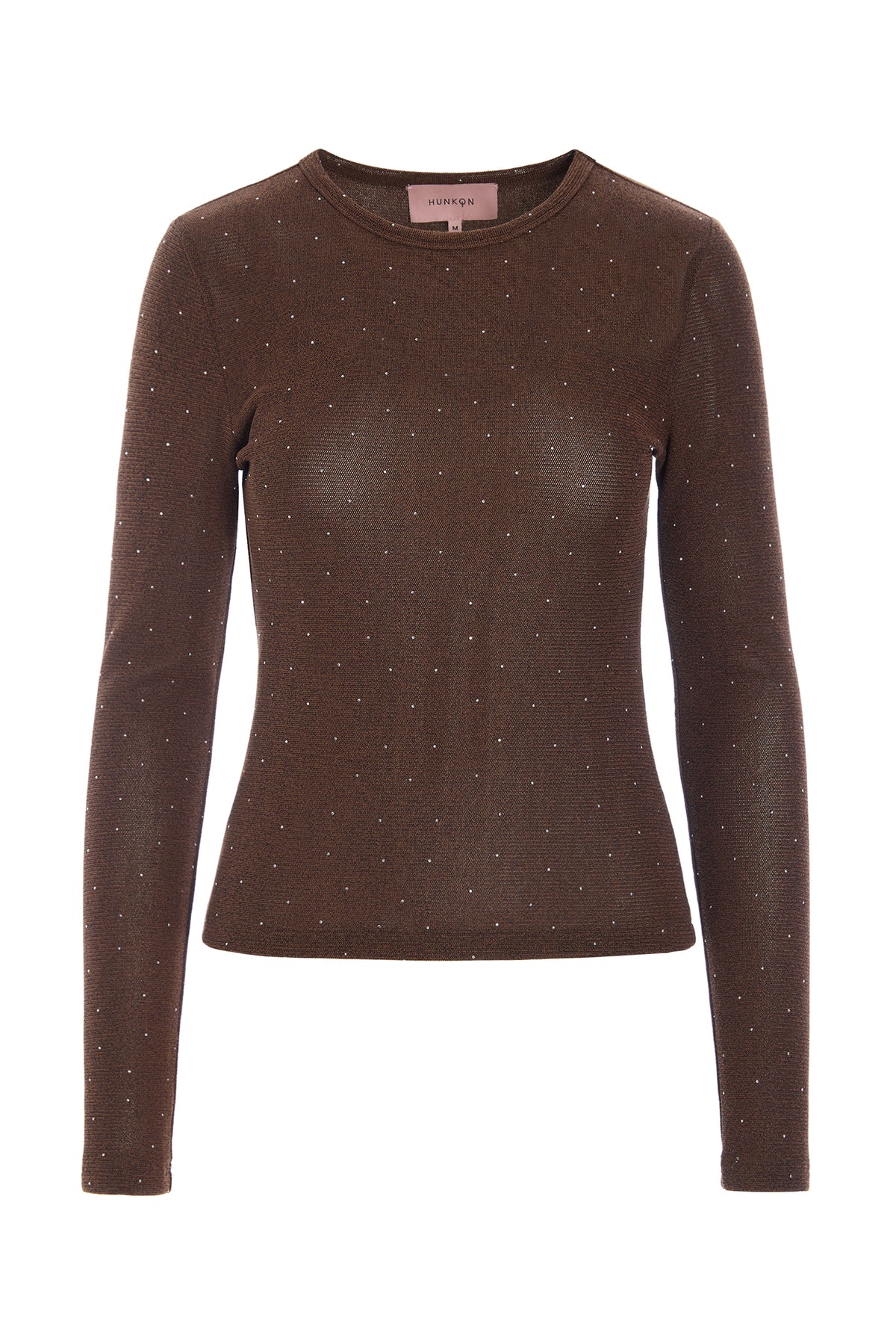 HUNKØN Inez Blouse Bluser Brown