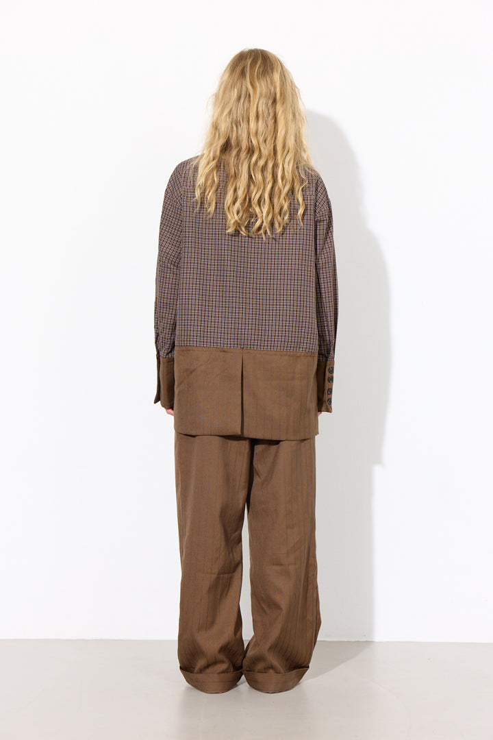 HUNKØN Irena Trousers Bukser Brown