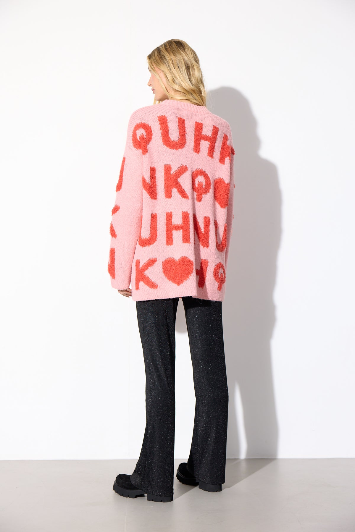 HUNKØN Jenny Knit Cardigan Cardigans Pink