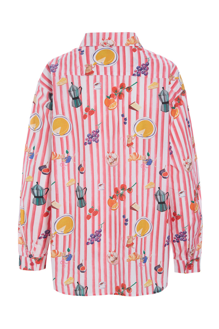 HUNKØN Jess Shirt Skjorter Picnic Art Print