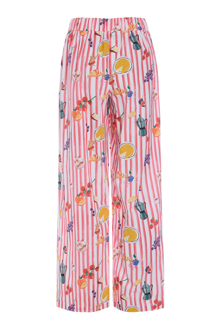 HUNKØN Jess Trousers Bukser Picnic Art Print