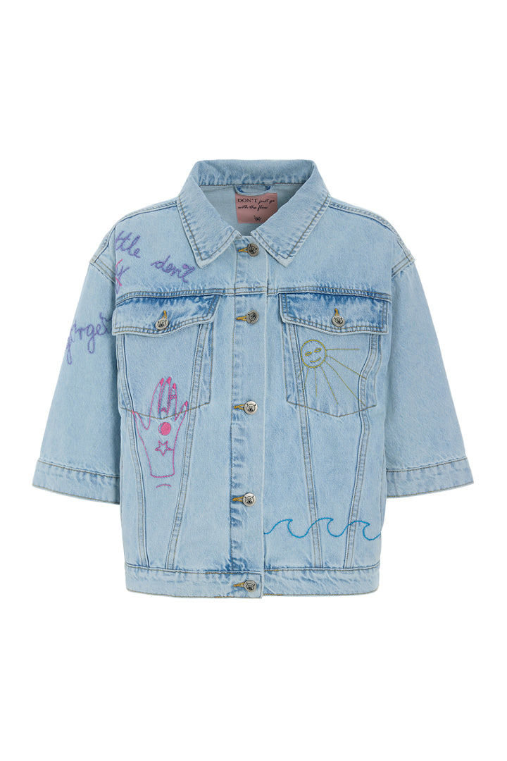 HUNKØN Kenna Denim Jacket Jakker Light Denim