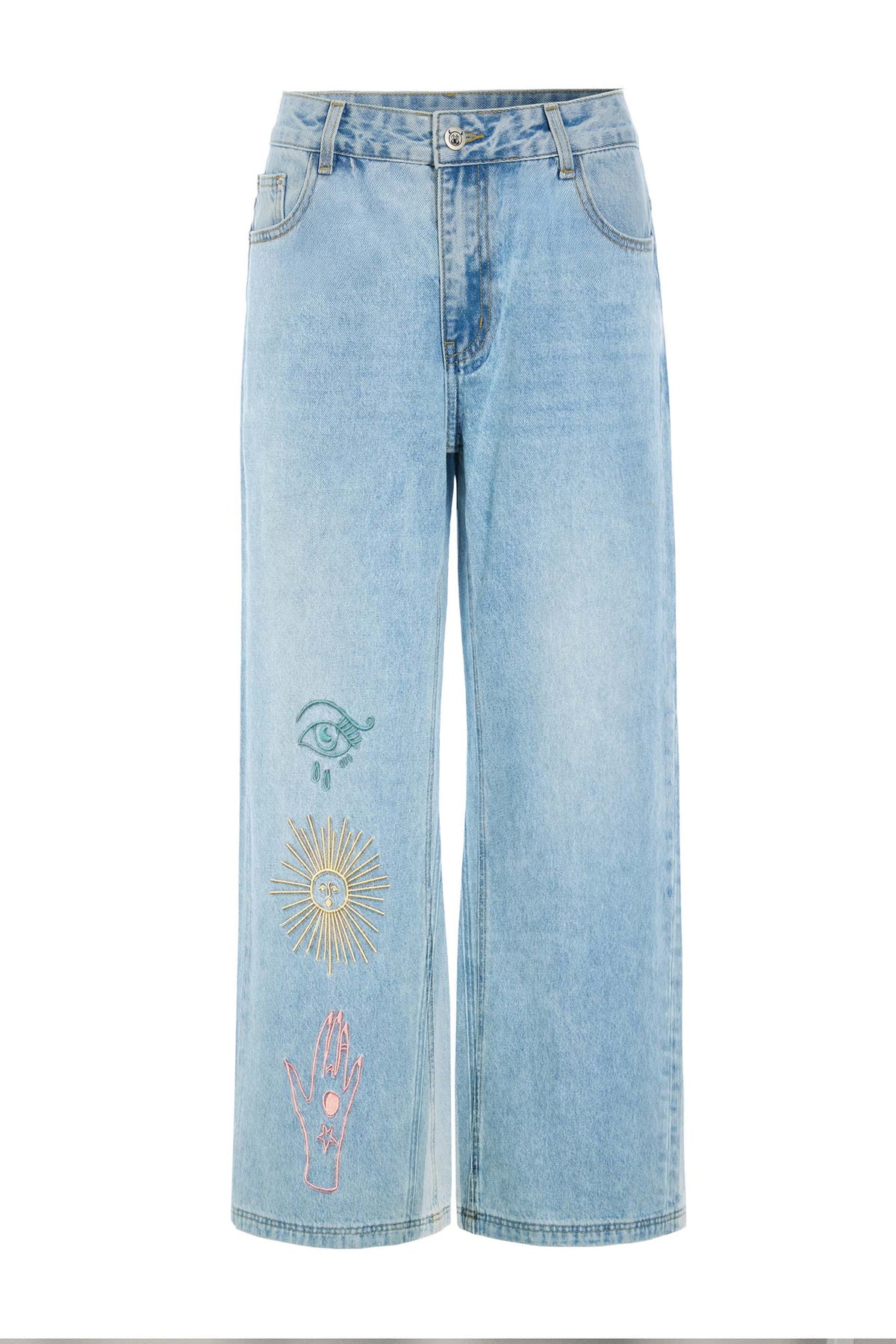 HUNKØN Kenna Jeans Bukser Light Denim