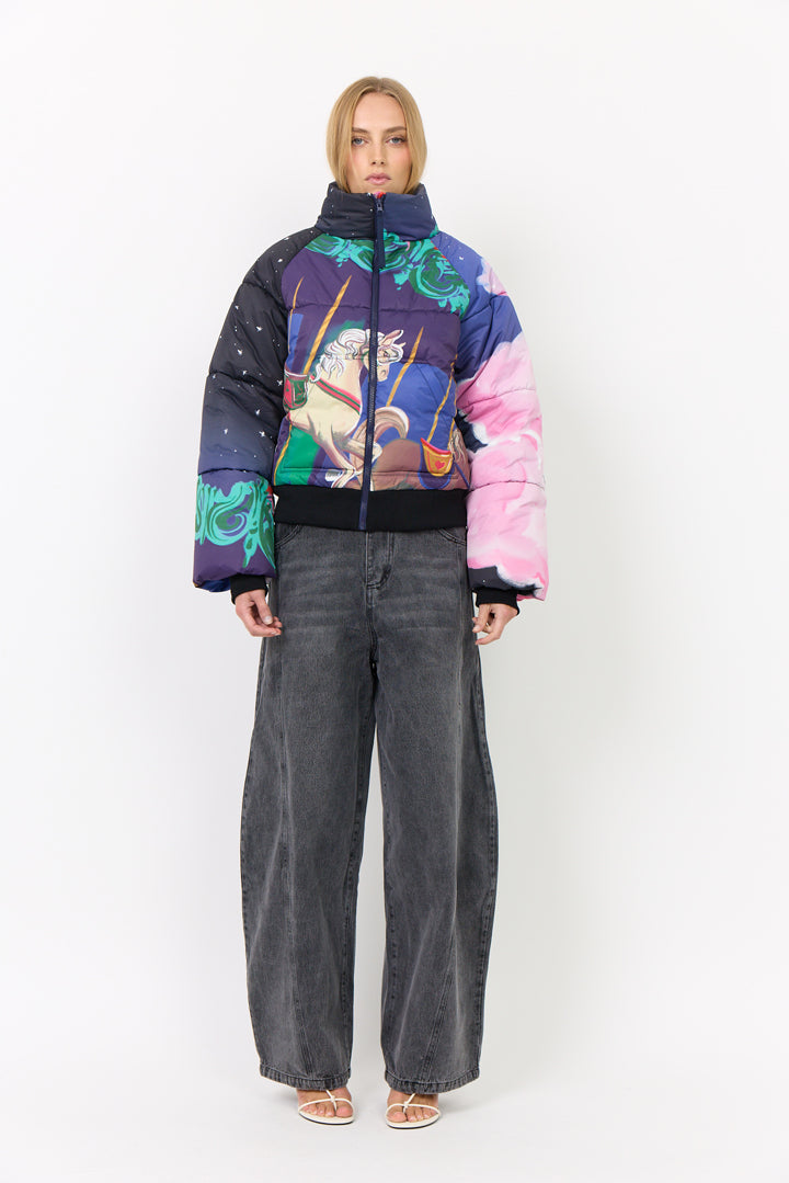 HUNKØN Kiwi Bomberjacket Jakker Dream Fairground Art Print