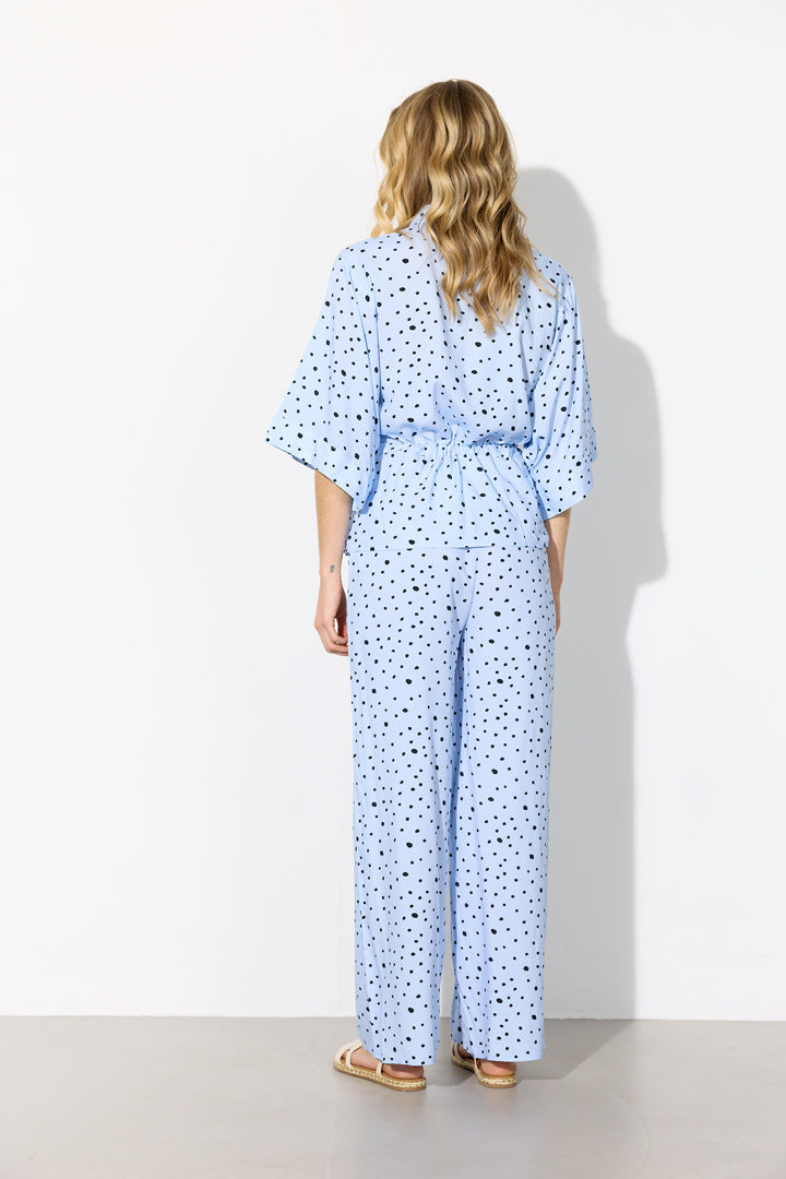 HUNKØN Kris Shirt Skjorter Blue